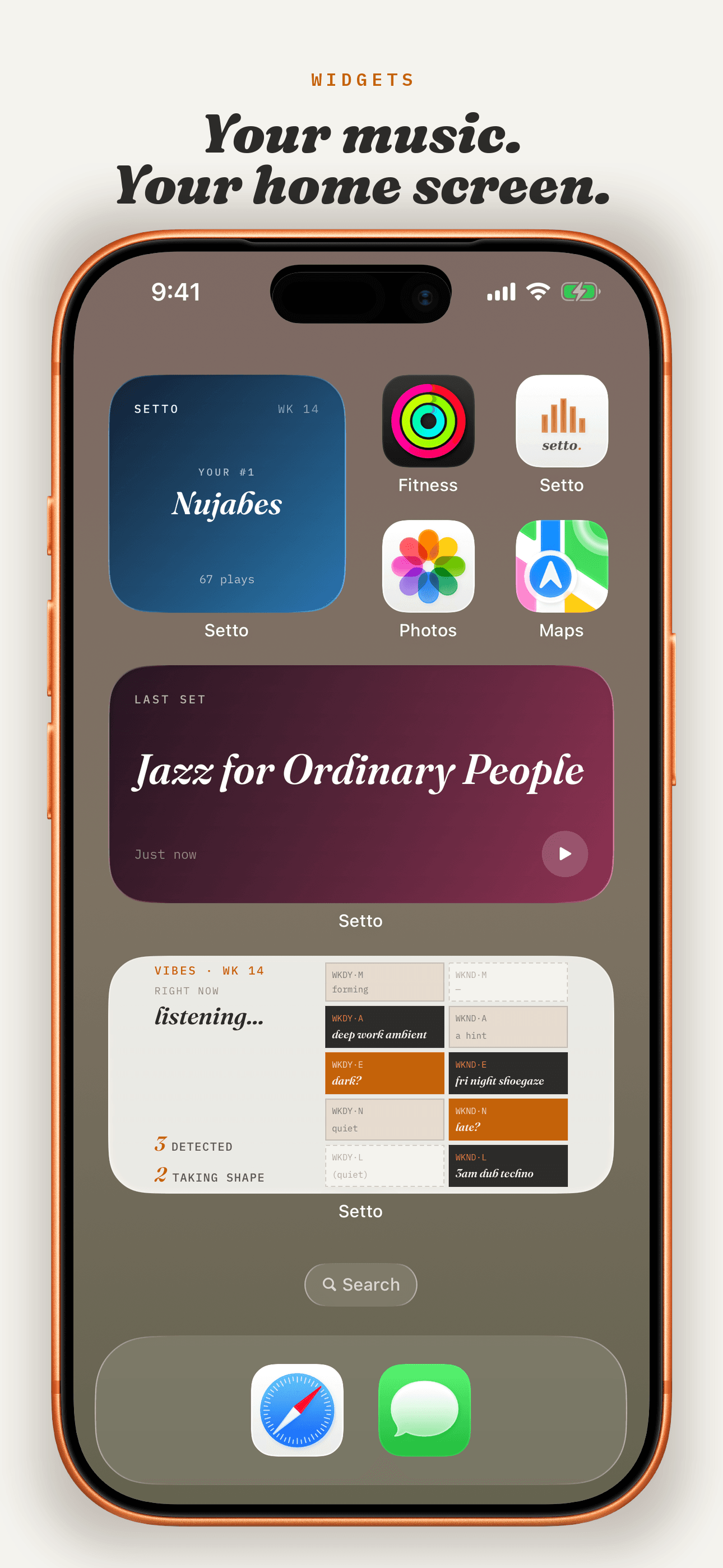 Setto Widgets screenshot