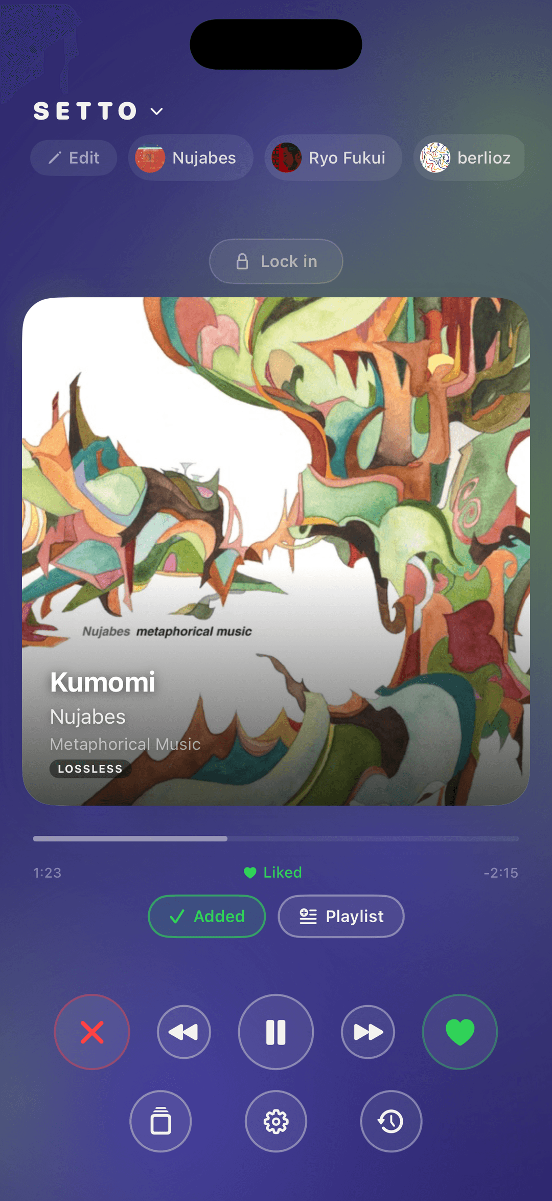 Setto raw screenshot — Hero