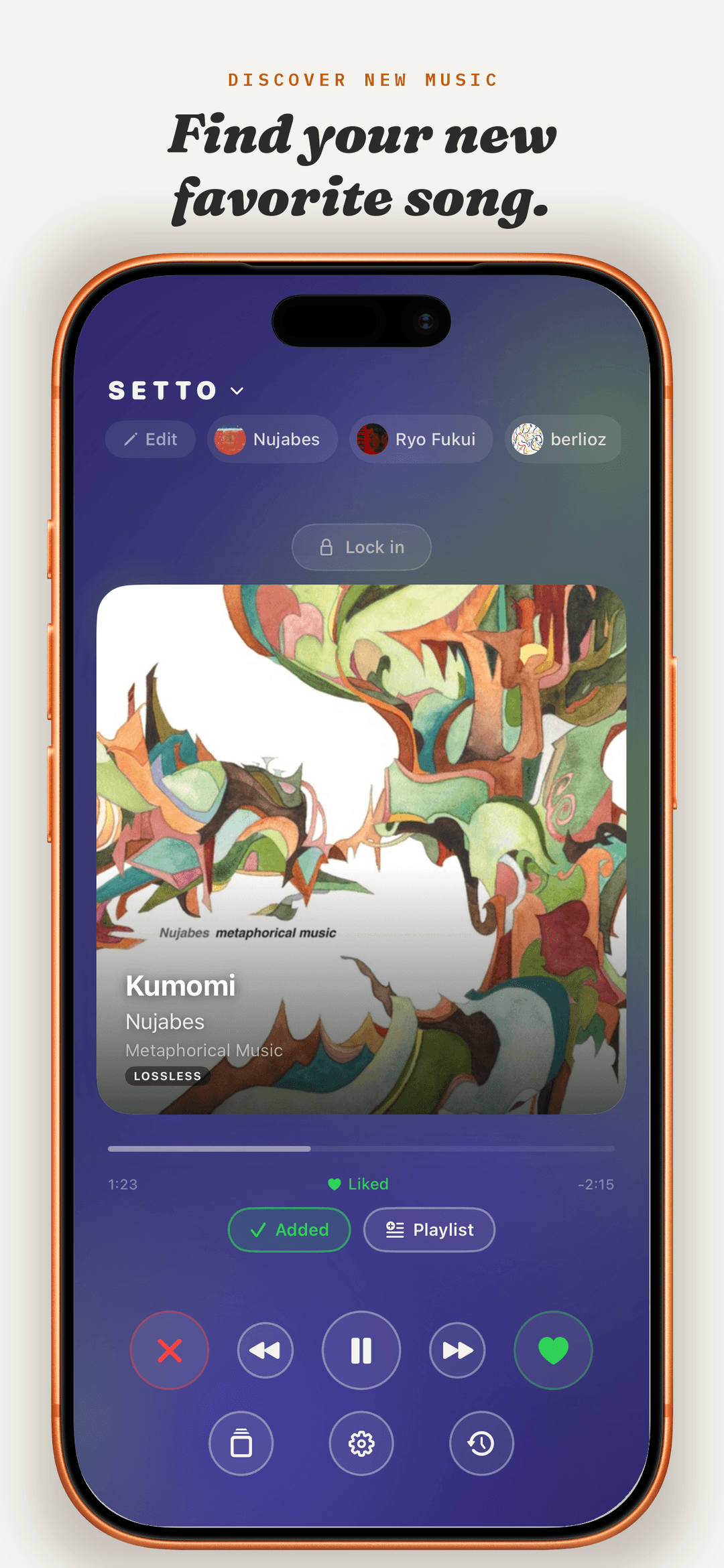 Setto screenshot — Hero