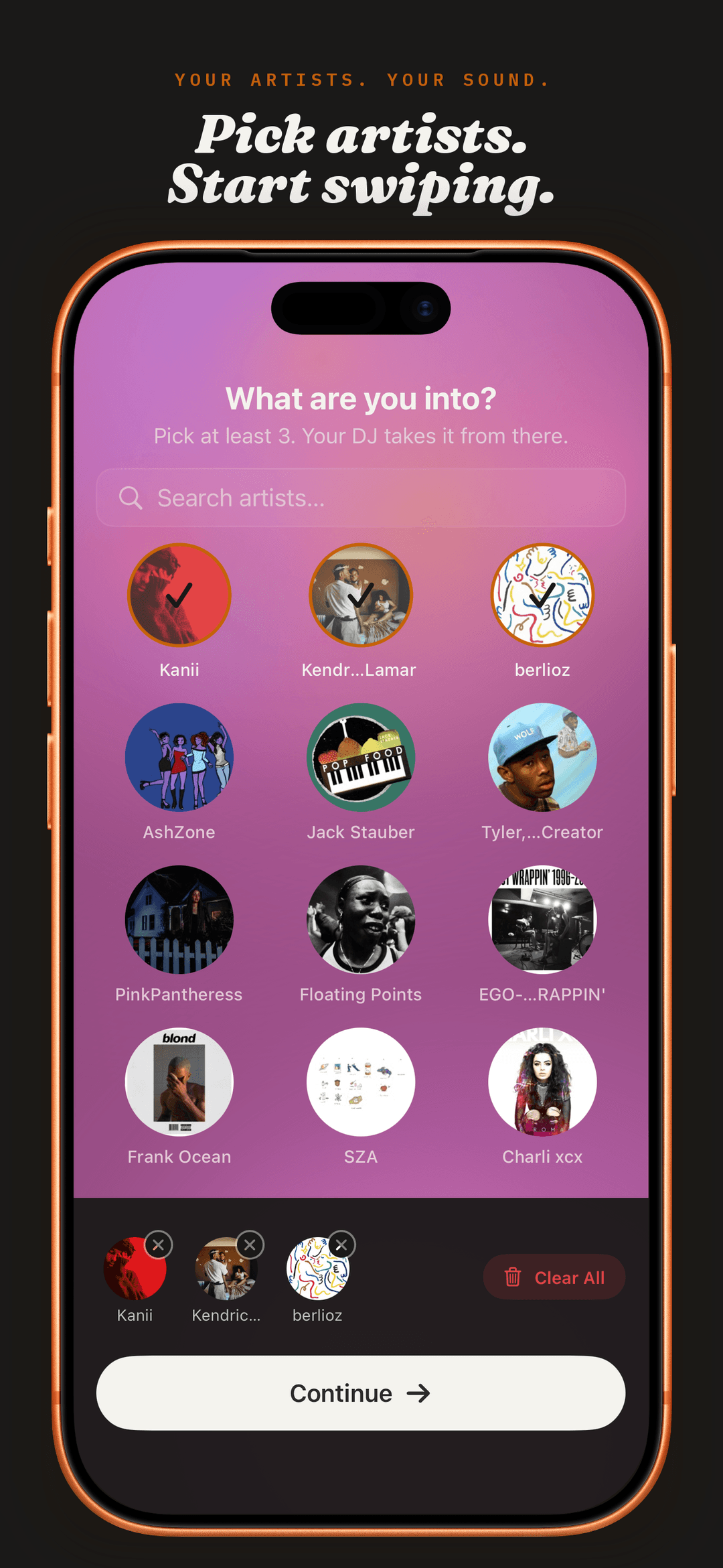 Setto screenshot — Setup